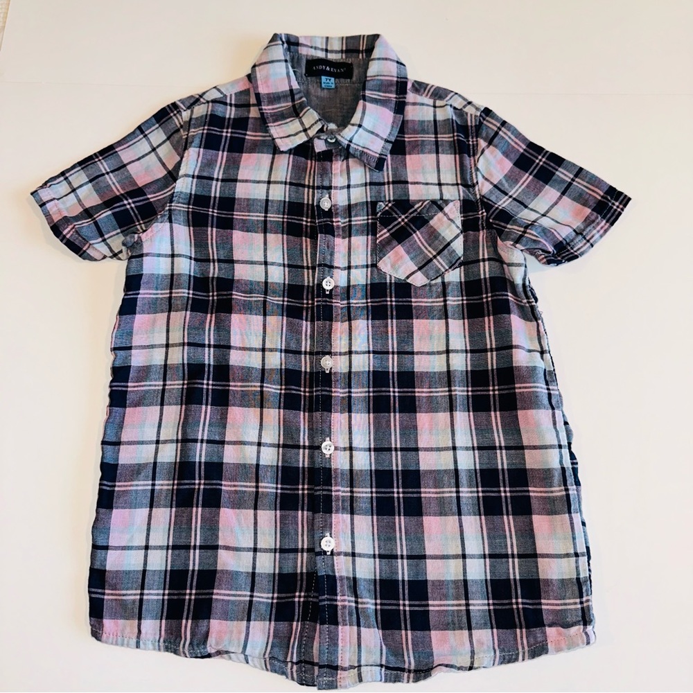 🙂4/$20 Andy & Evan Plaid Shirt